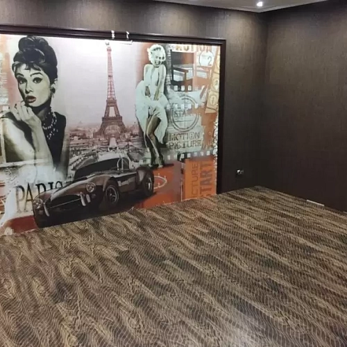 CAPPUCCINO WAVE OLIVE ПРОБКОВОЕ ПОКРЫТИЕ VISCORK ПРОБКОВЫЙ ПОЛ КЛЕЕВОЙ PRINT OF CORK